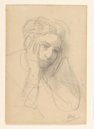 Old seated woman