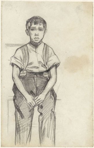 Seated boy