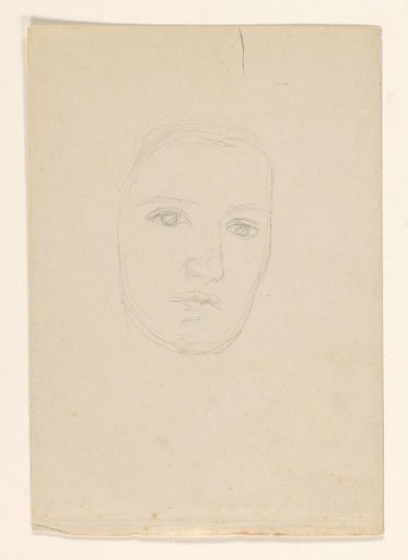 Sketch Sheet with Female Face
