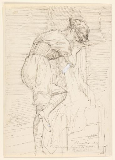 A cook, making her toilet for the ball