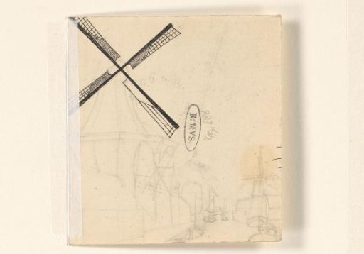Two mills on a canal