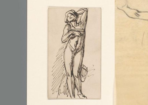 Nude seen from the front