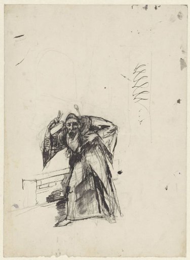 The Jew Shylock, Walking Through the Streets