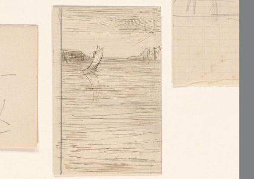 Seascape with Sailing Boat