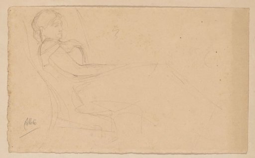 Portrait of a woman, seated on a chair in a psychiatric institution