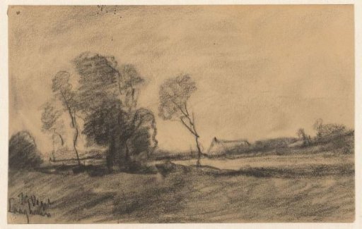 Trees by the water near Laaghalen