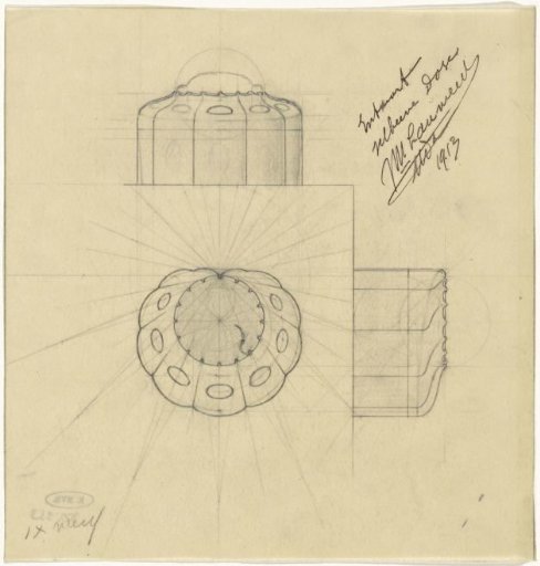 Designs for a silver box