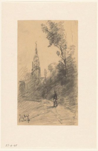 The Tower of Breda Among the Trees