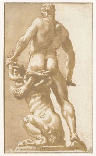Hercules Kills the Hydra of Lerna
