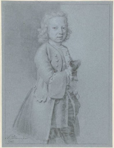 Portrait of a standing boy