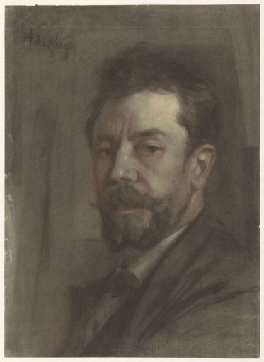 Portrait of the painter Hendrikus Fredericus de Grijs