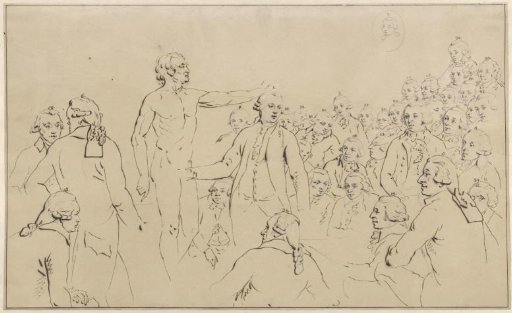 Andreas Bonn Opens the Drawing Room of Felix Meritis, 1792