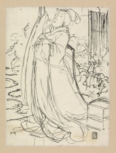 Standing lady