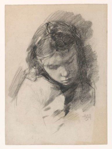 Little girl's head