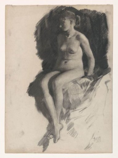 Seated Female Nude
