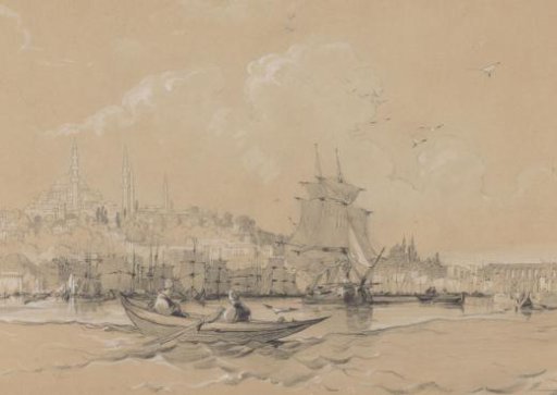 View of Istanbul, the old city, from the Golden Horn