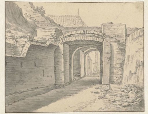 Passage under the city ramparts of Utrecht