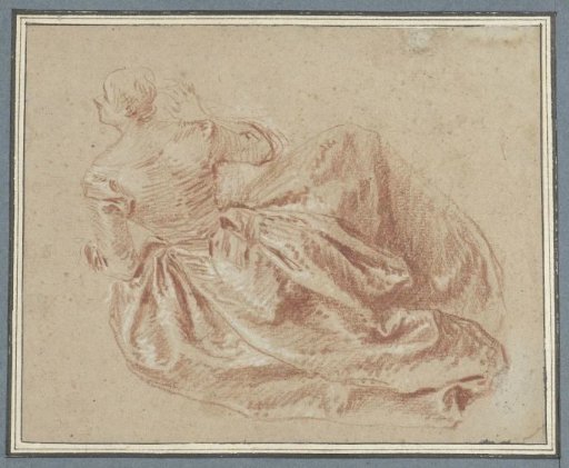 Lady sitting on the ground