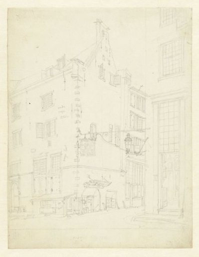 Houses on the Molensteeg (in Amsterdam?)