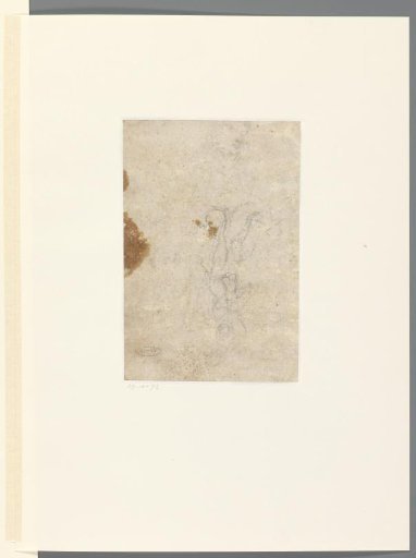 Standing Male Nude and Head of a Man