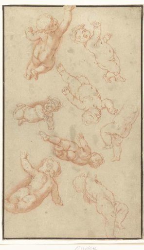 Study Sheet with Eight Floating Putti