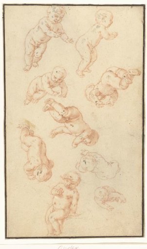 Study Sheet with Nine Putti