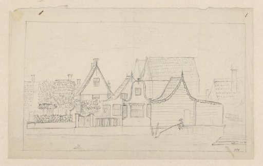 Wooden houses along a canal