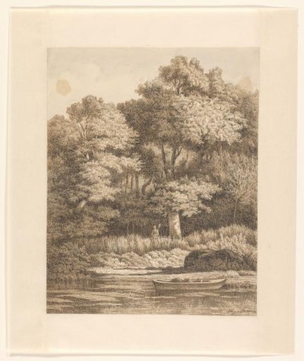 Man at a waterside in Overveen