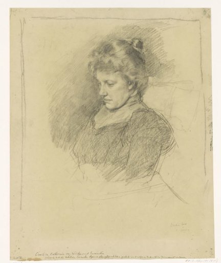 Portrait of Emilia Spoor-van Wickevoirt Crommelin