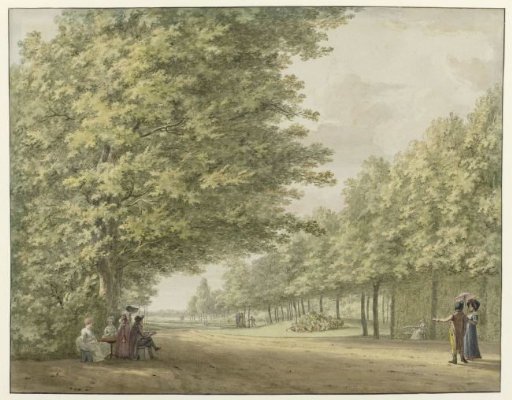 View in the gardens of the country estate Zandbergen