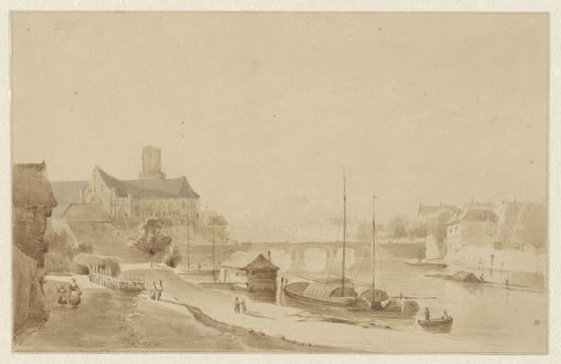 Town on a river