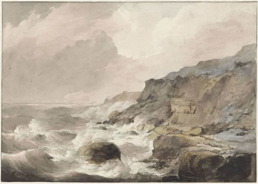 Rocky coast at Boulogne-sur-Mer