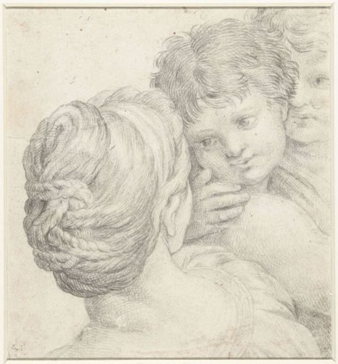 Woman and two children