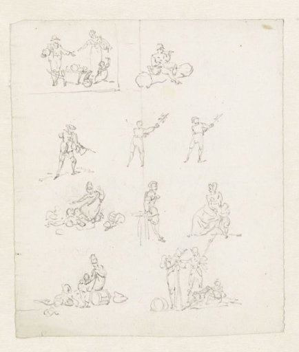 Studies of soldiers