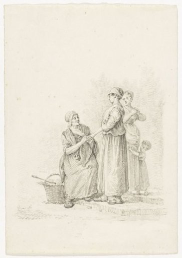 Two women at a fortune teller's