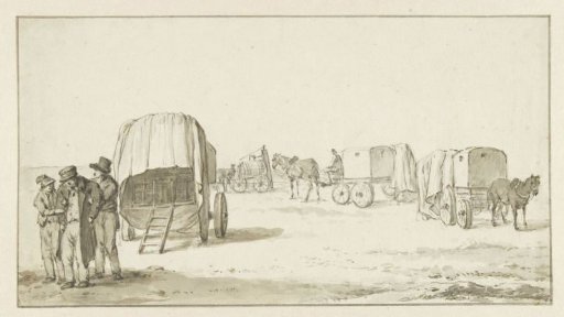 Bath carriages at Scheveningen
