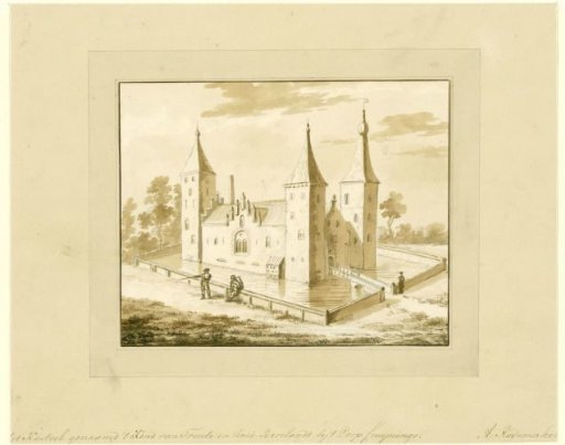 Castle 't Kind van Trente near Kruiningen