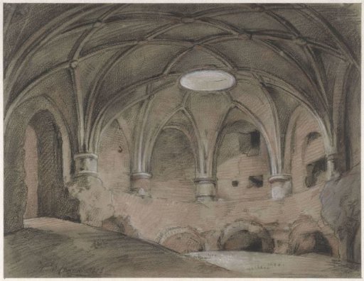 Part of the Spanjaardshol on the Vreeburg in Utrecht