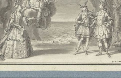 Scene from the tragedy of Thetis and Peleus