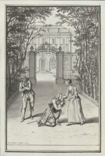 Title page or illustration of a play