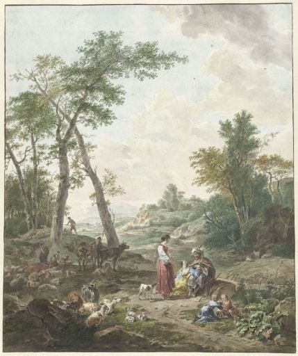 Elkanah and His Wives Hannah and Peninnah