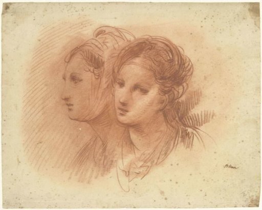 Two women's heads