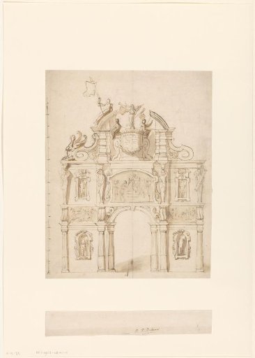 Design for an Arch of Triumph for Archduke Leopold William