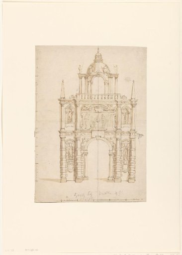 Design for an Arch of Triumph for Archduke Leopold William