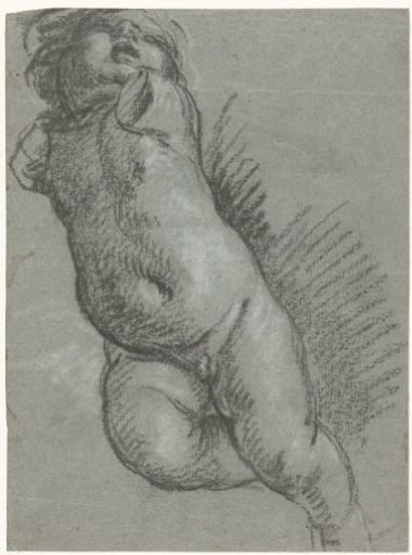 Study of a Floating Putto