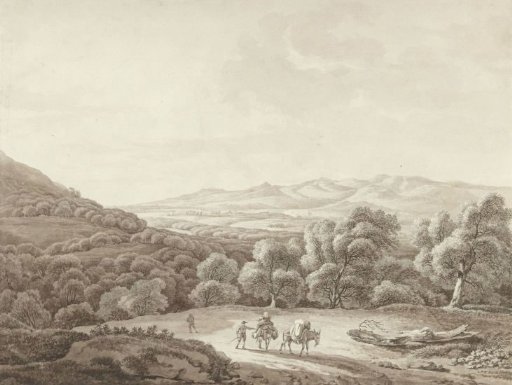 View of Tivoli near the villa of Cassius