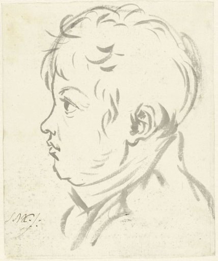 Portrait of an Unknown Young Man, in Profile