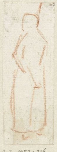 Sketch of a standing figure