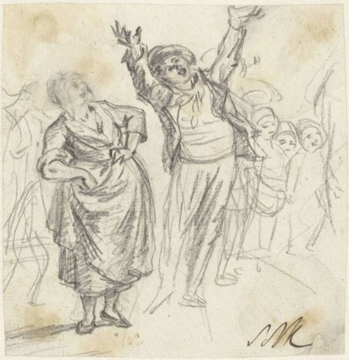 Spectators at a Street Fire