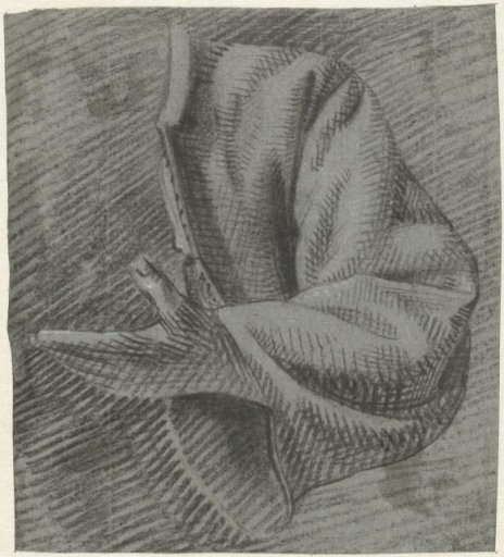 Study of a sleeve with a hand